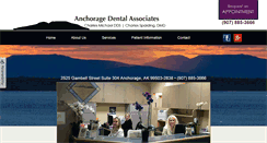 Desktop Screenshot of anchoragedentalassociates.com